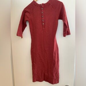 Simons Cranberry Dress